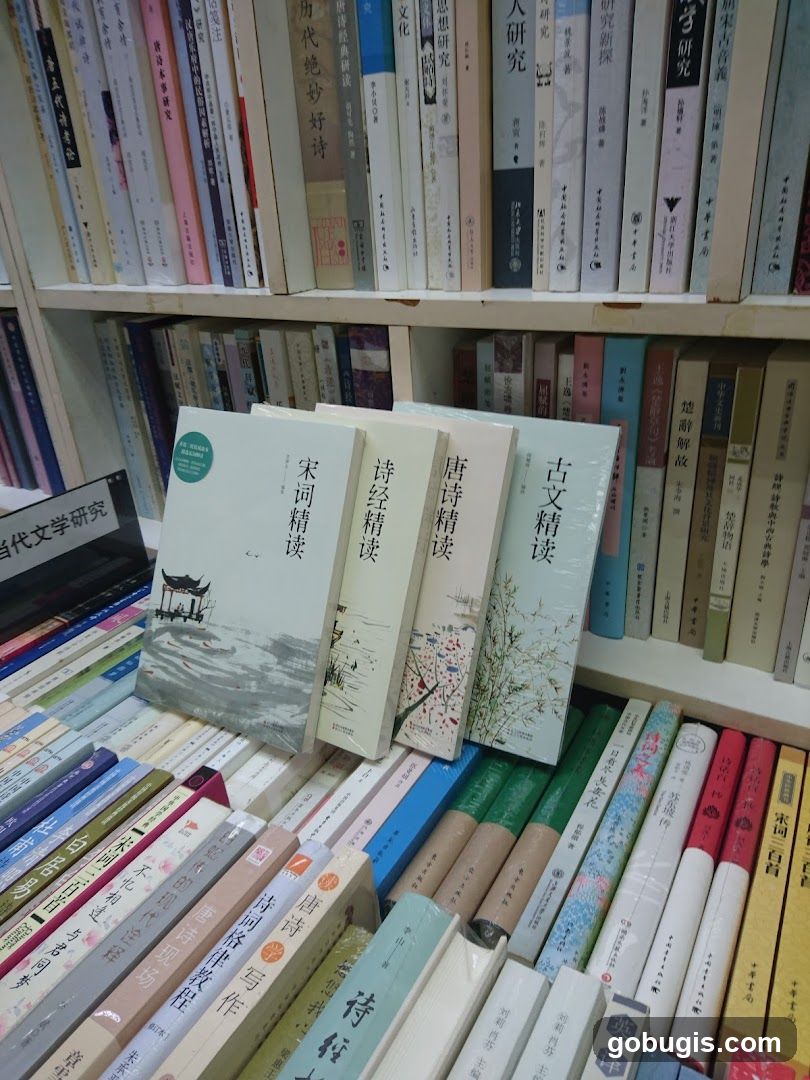 Books on Shelves
