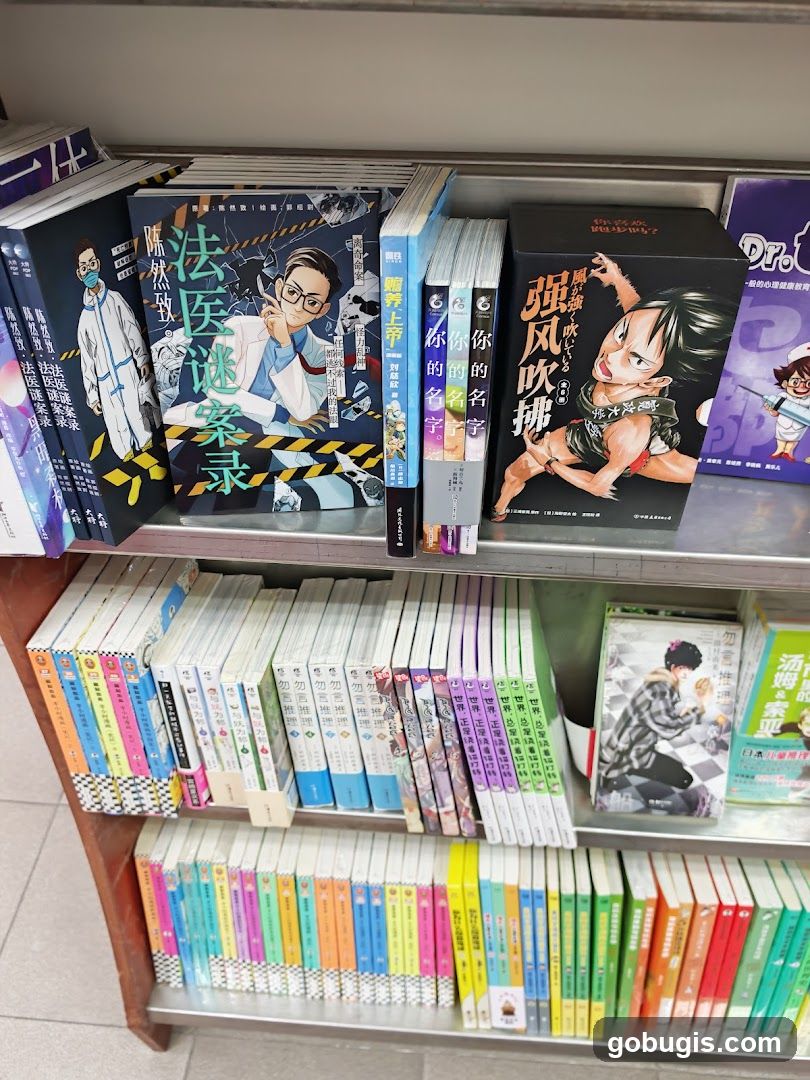 Books on Shelves