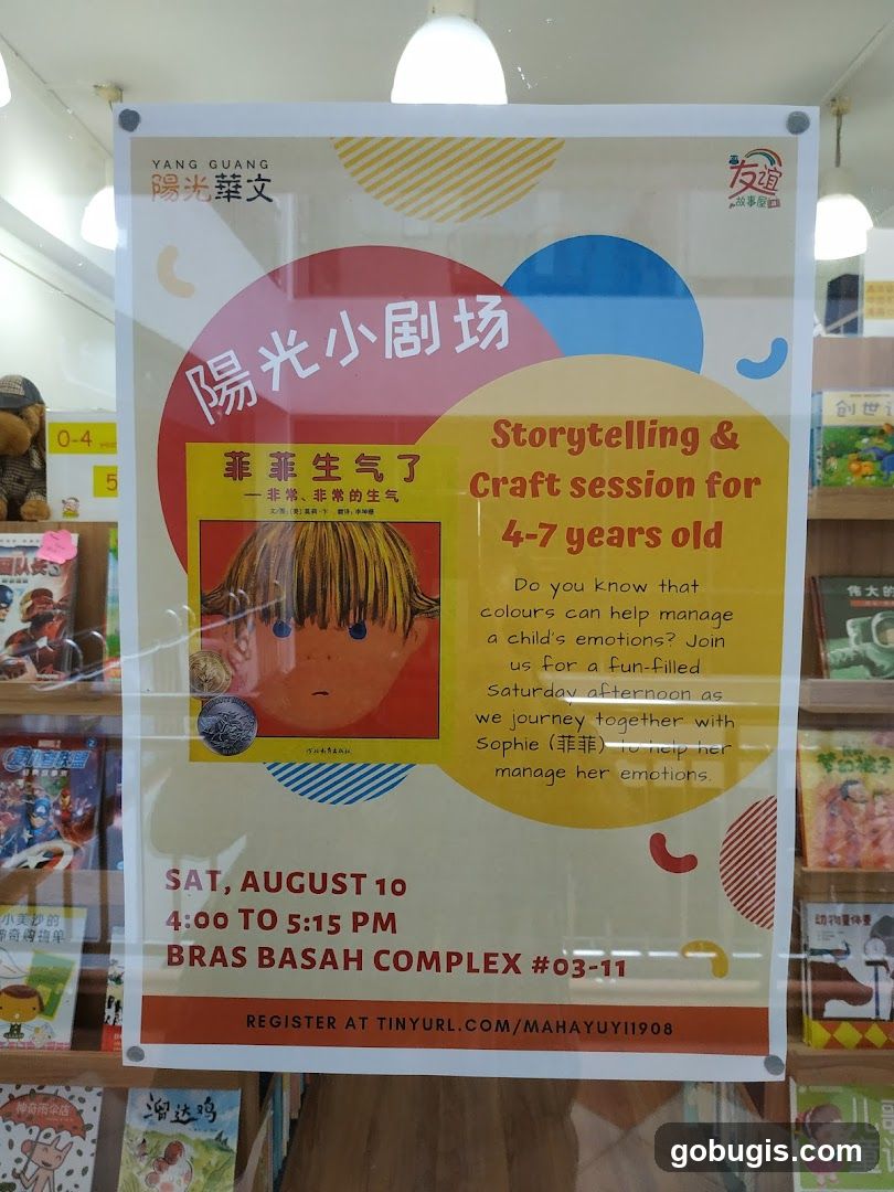 Storytelling & Craft Session Poster