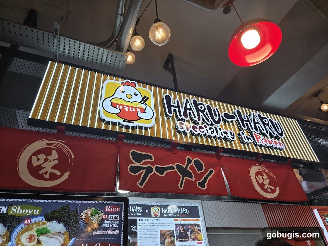 Haru-Haru Ramen Signage