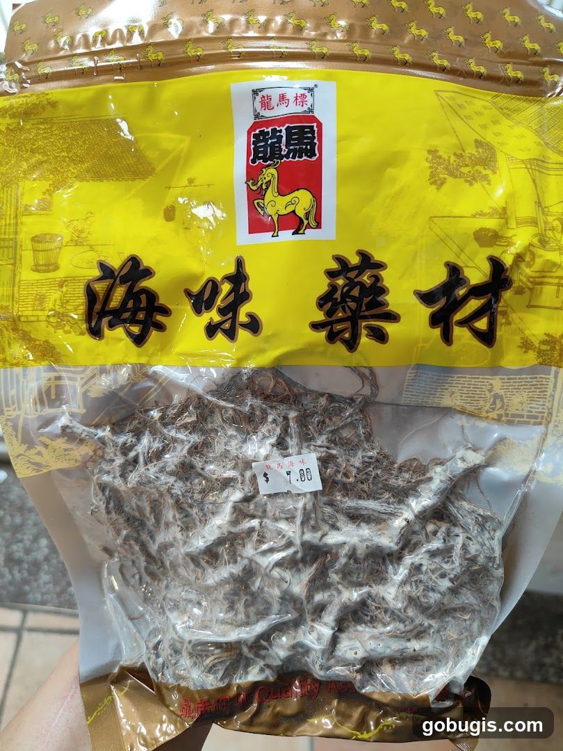 Bag of Dried Sea Cucumber