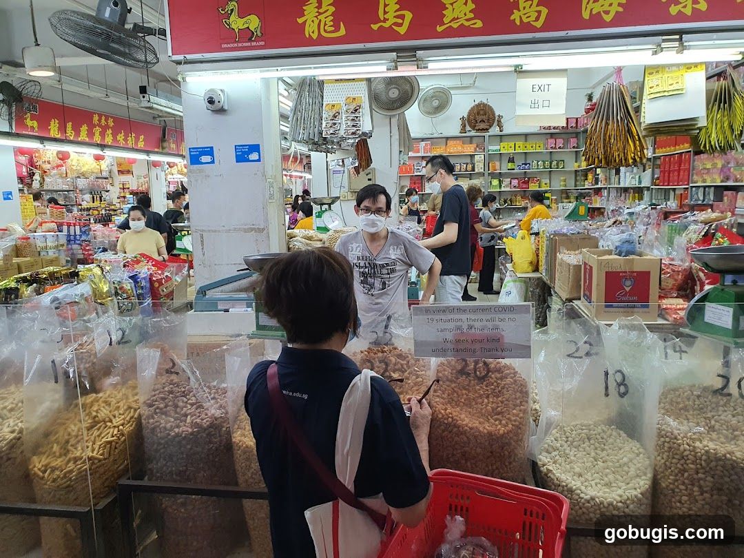Market Stall with Dried Goods