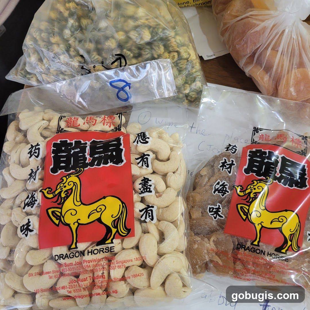Packaged Cashews and Dried Goods