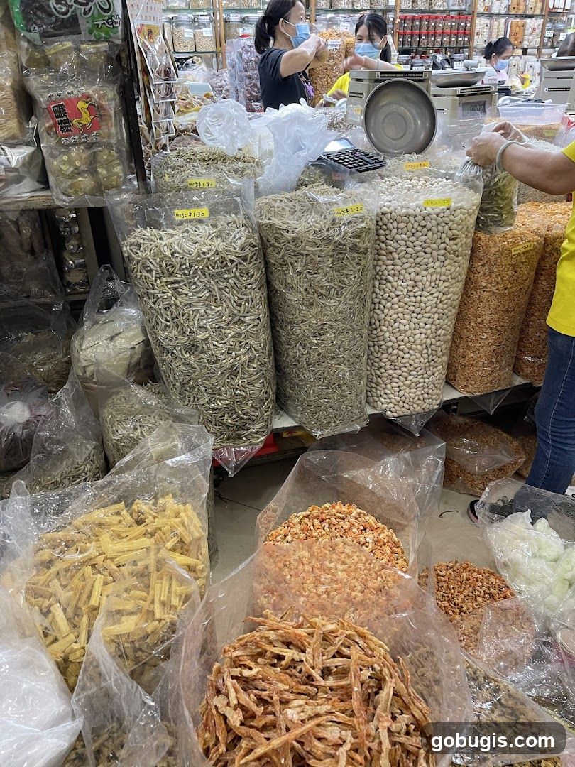 Dried Seafood and Nuts Stall