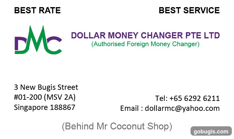 Dollar Money Changer Pte Ltd Information