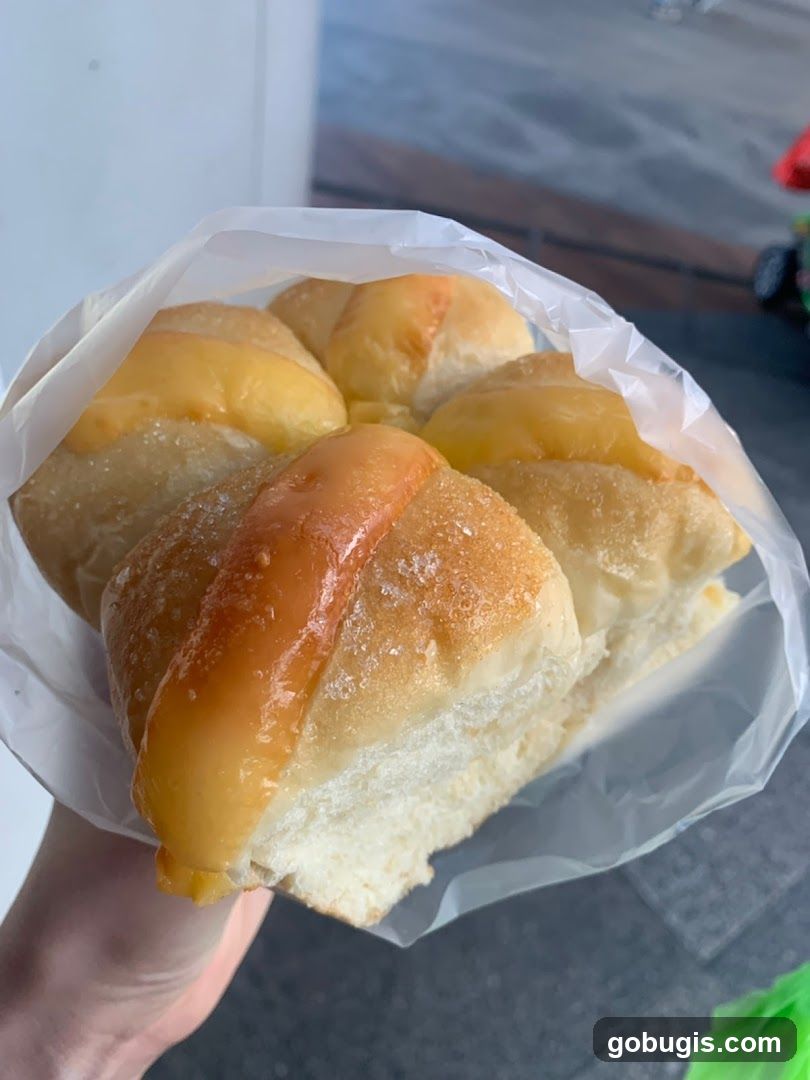 Sweet Buns in Plastic Bag