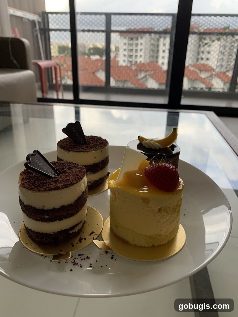 Desserts on a Plate