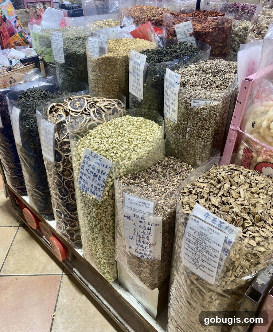 Dried Herbs and Teas