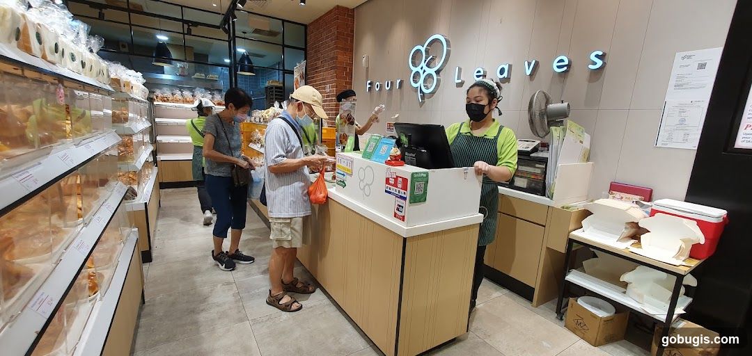 Bakery Counter with Customers