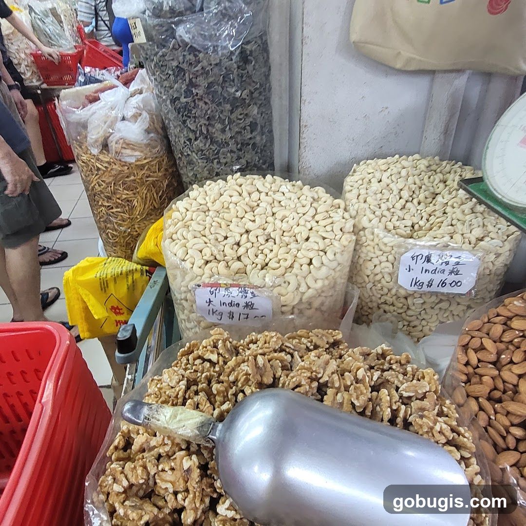 Nuts and Dried Goods Display
