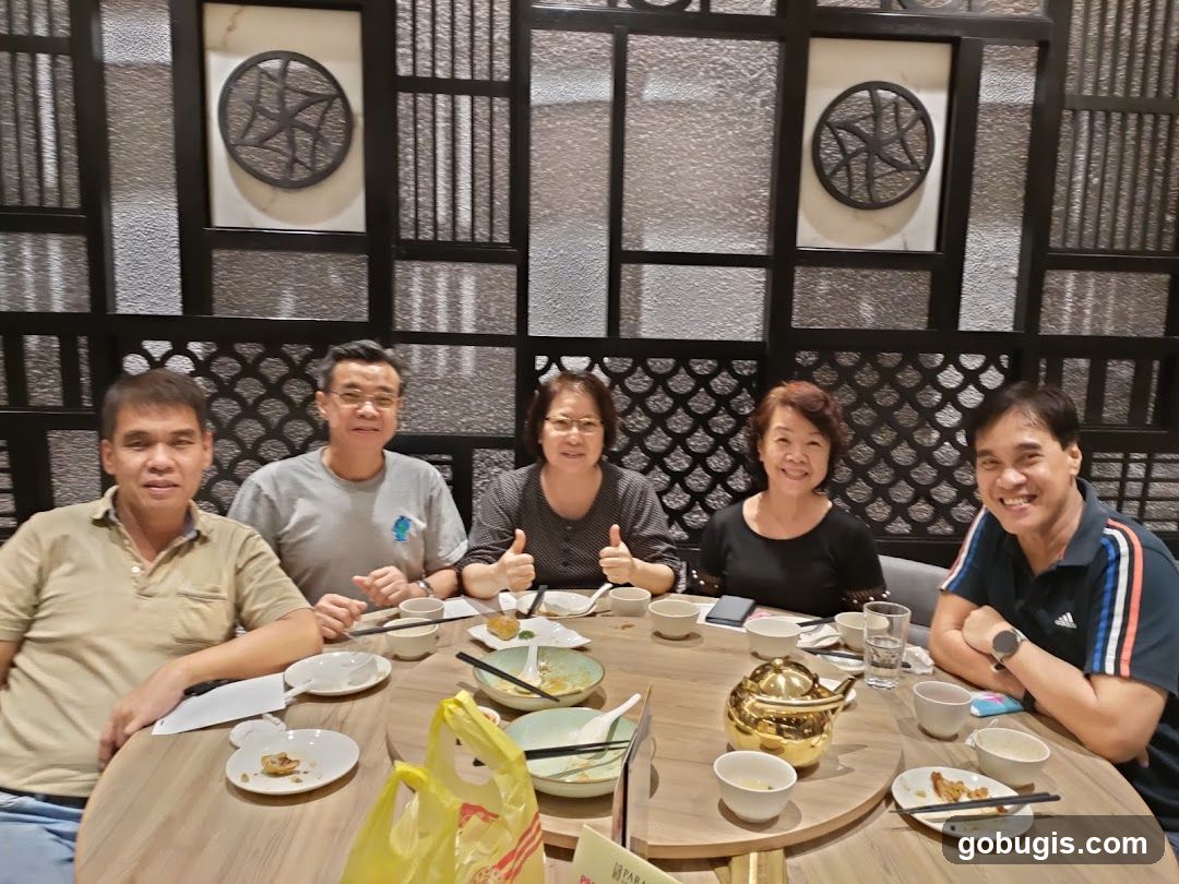 Group of people dining