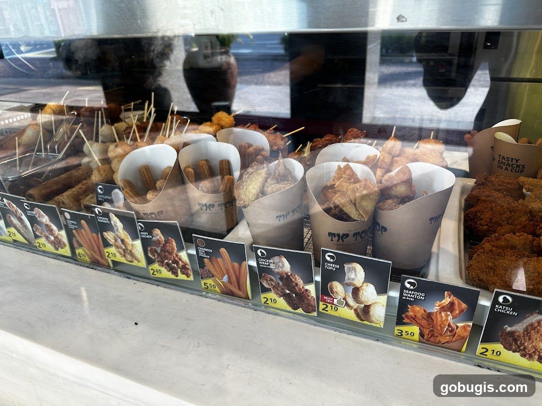 Fried Snacks Display