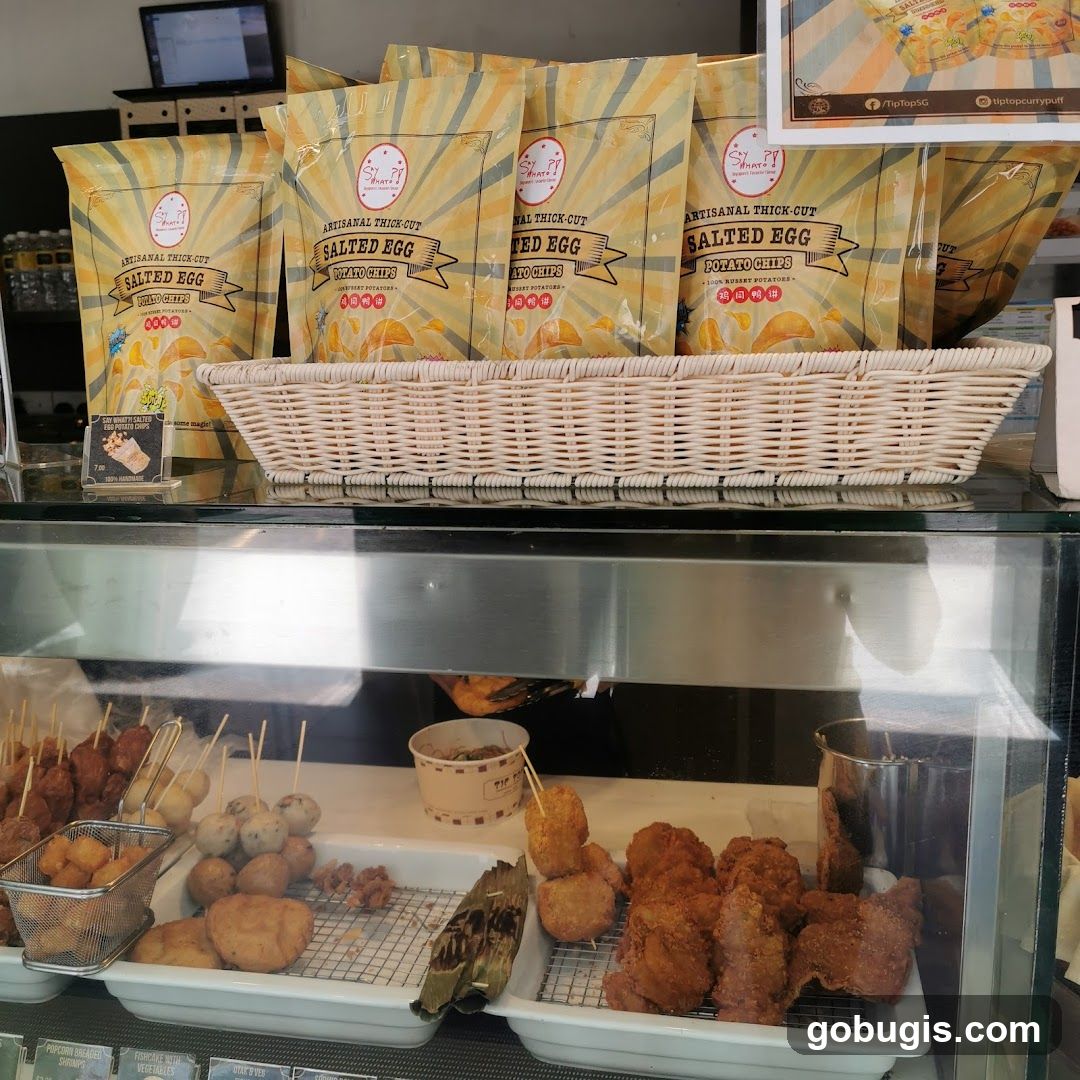 Salted Egg Potato Chips and Fried Snacks