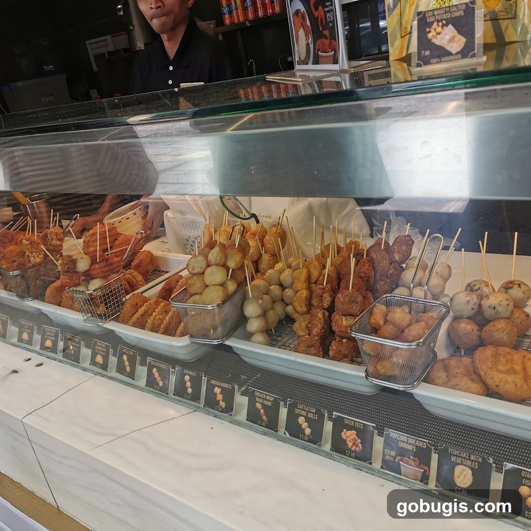 Fried Snacks Display
