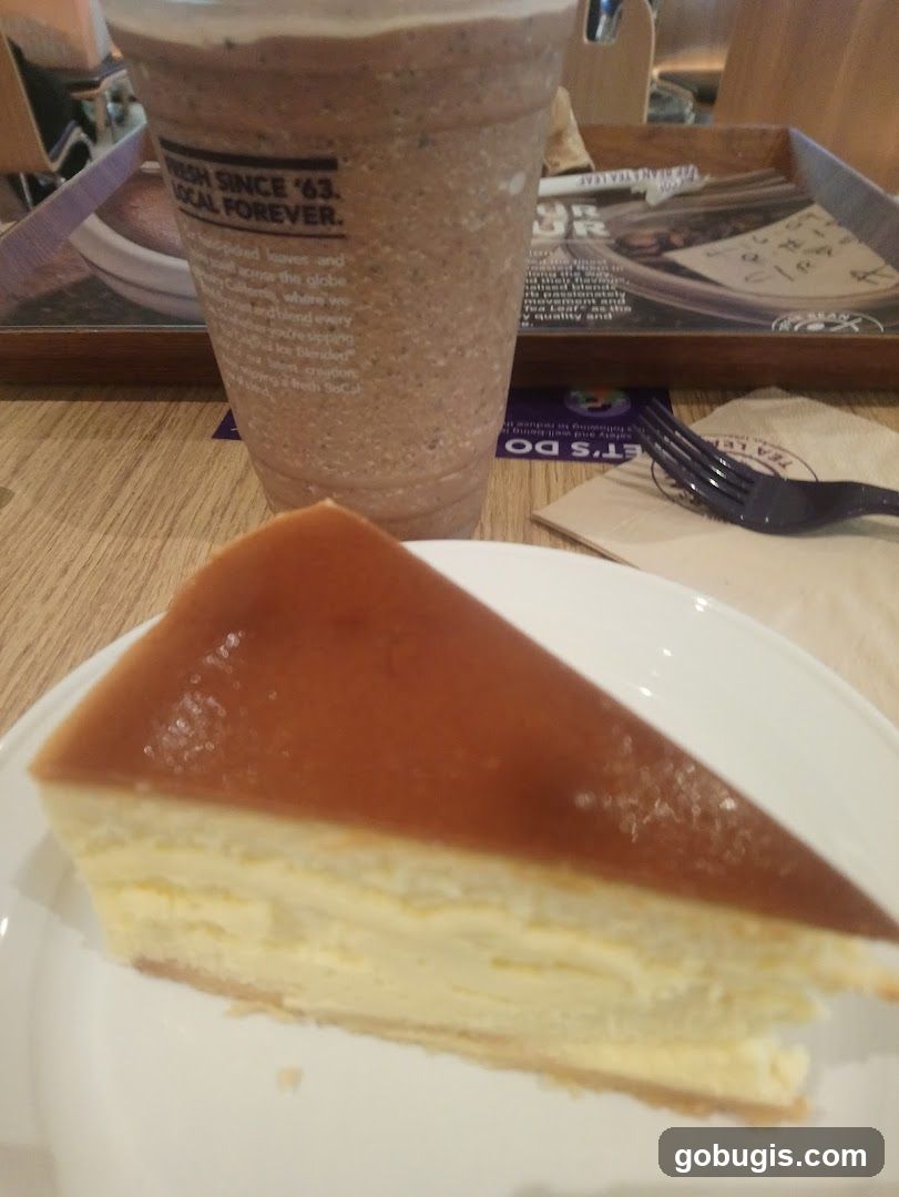 Cheesecake and Drink