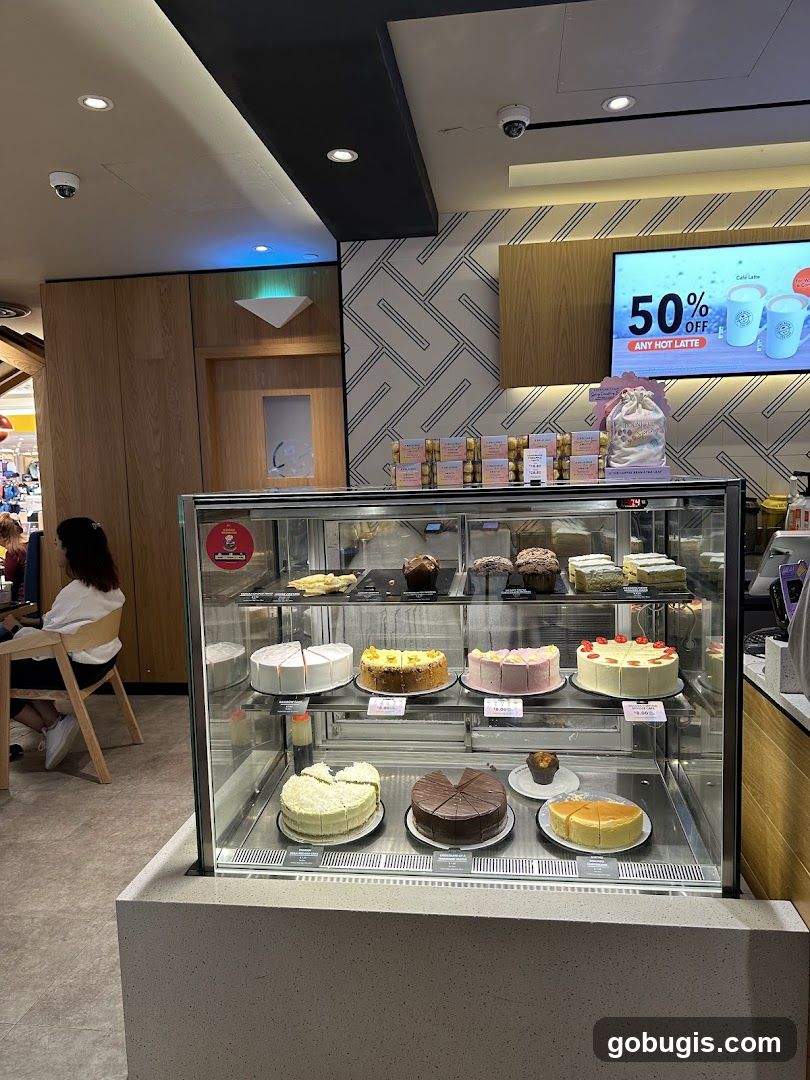 Cakes and Pastries Display