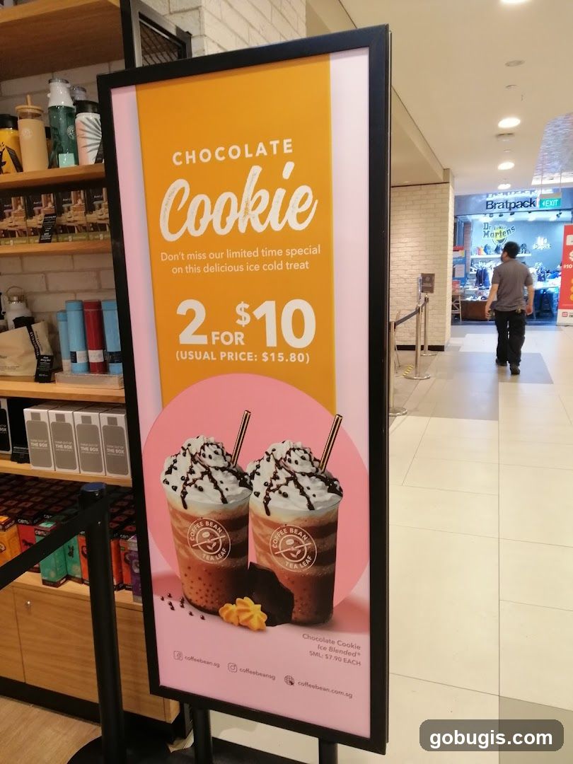 Chocolate Cookie Ice Blended Promotion