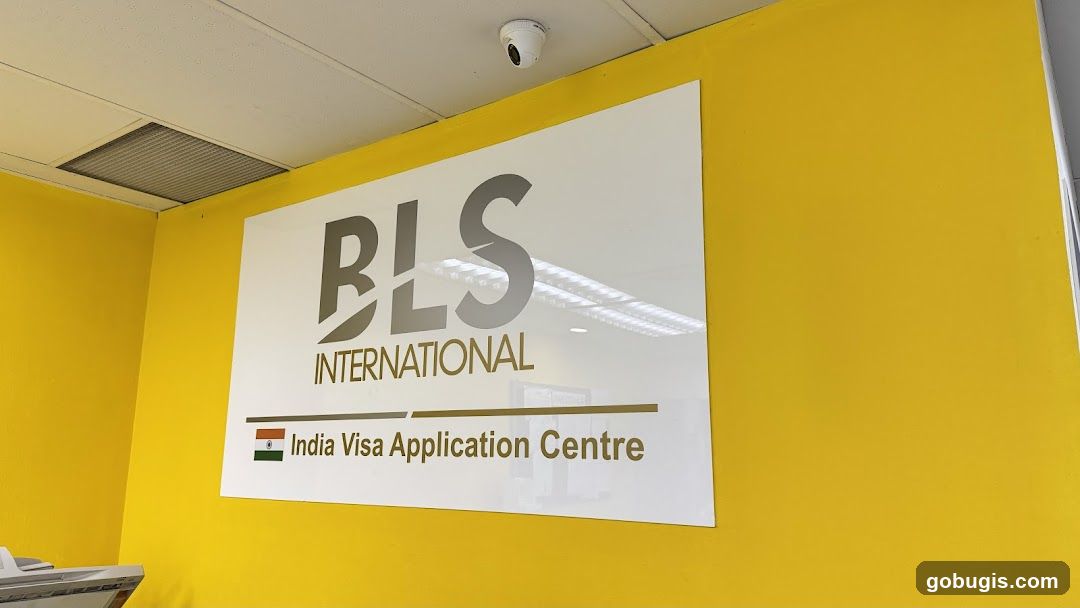 BLS International India Visa Application Centre Sign