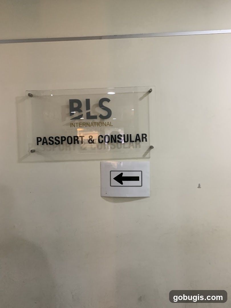 BLS International Passport & Consular Sign