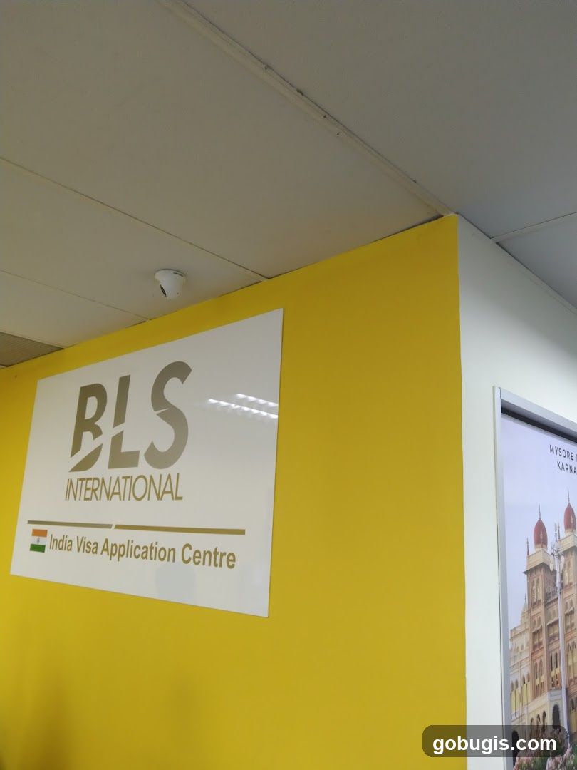 BLS International India Visa Application Centre Sign