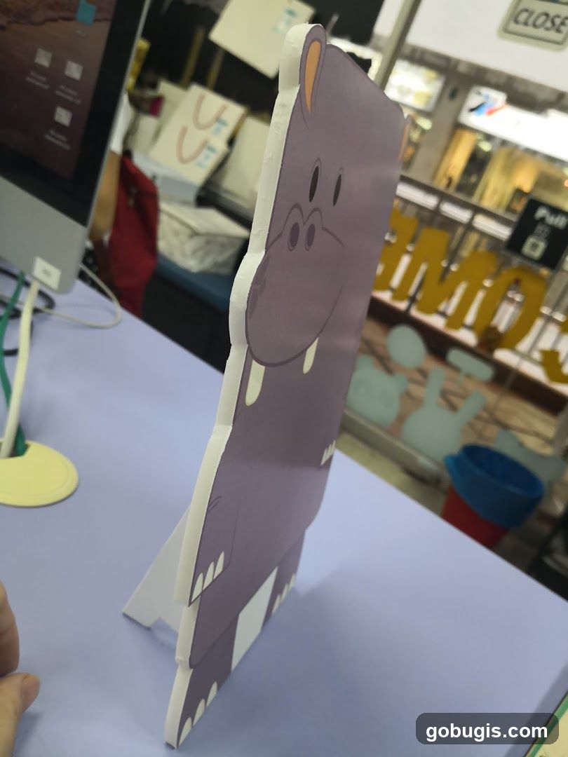 Purple Hippo Standee