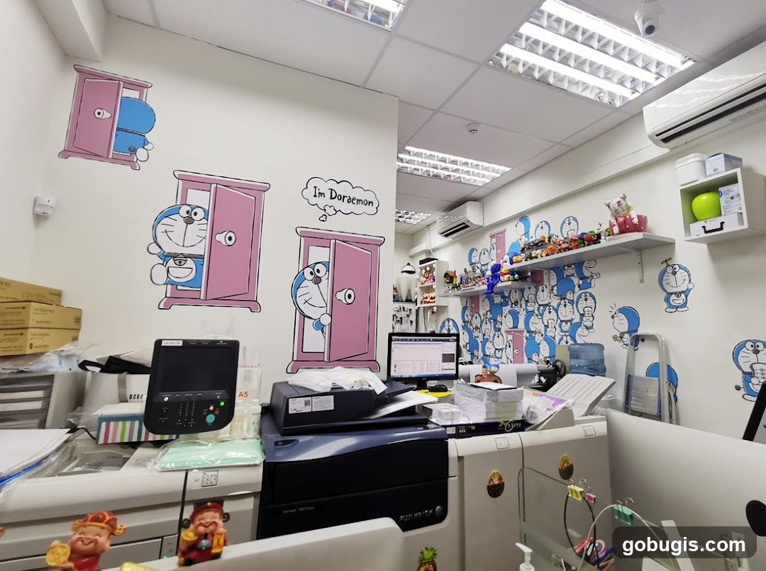 Doraemon Themed Office