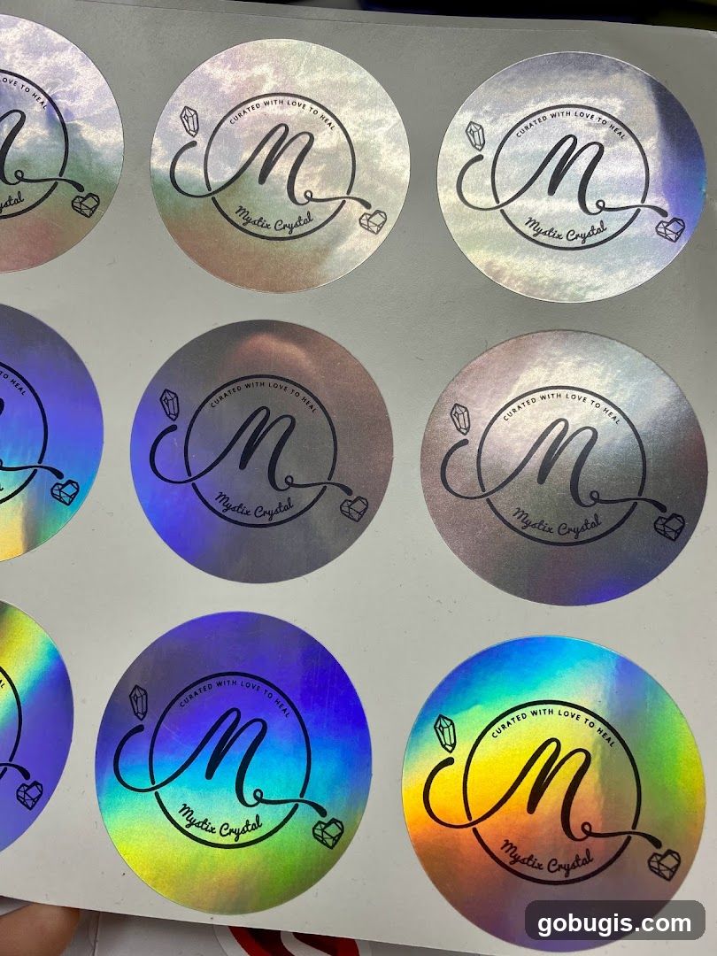 Holographic Stickers