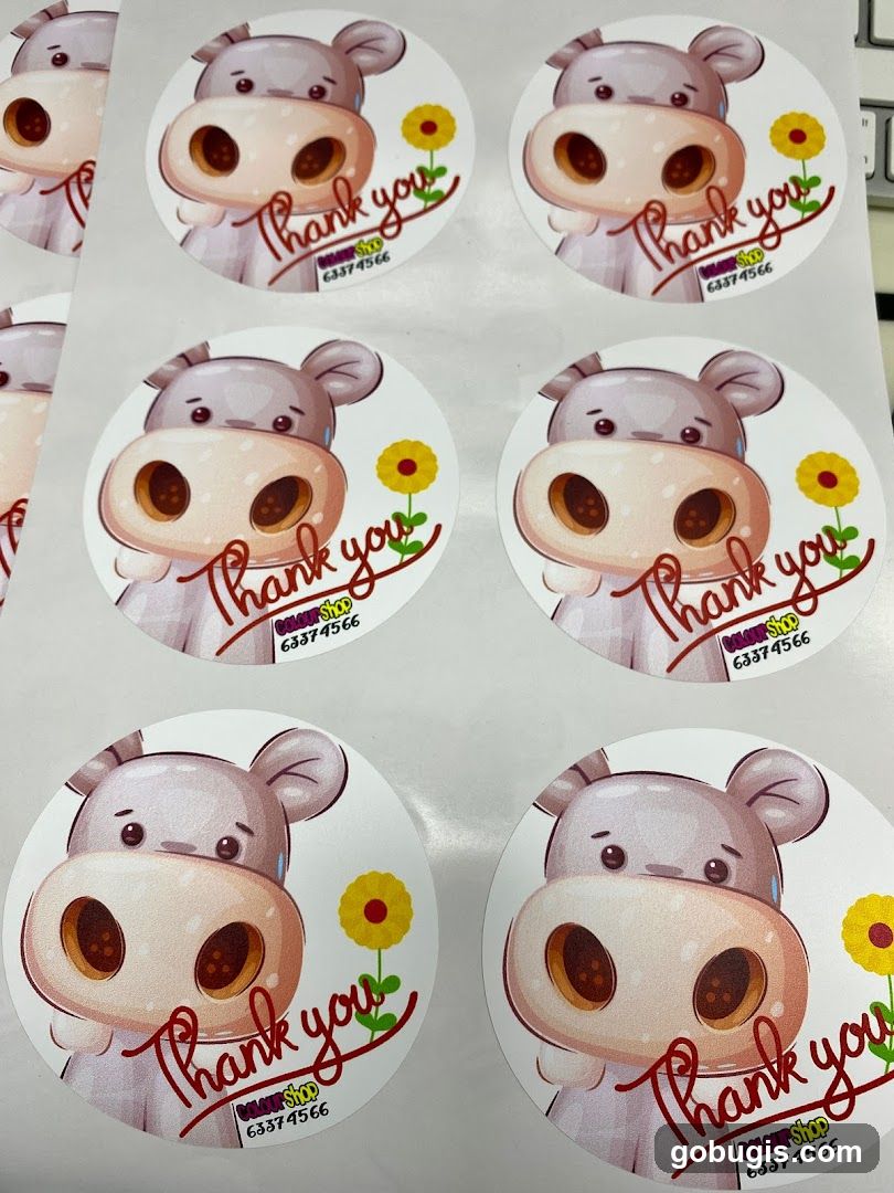 Thank You Stickers