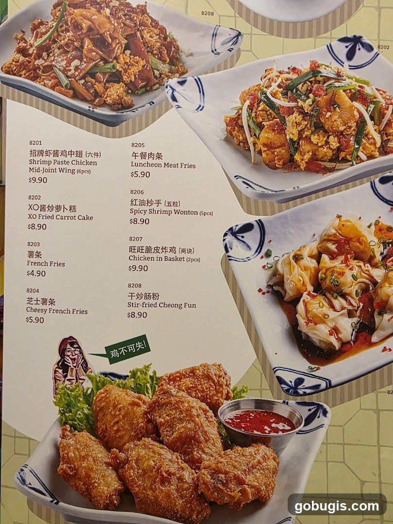 Menu Items