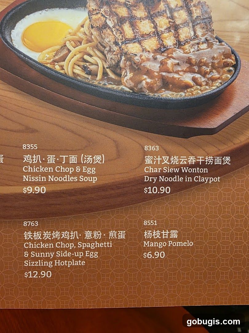 Menu Items