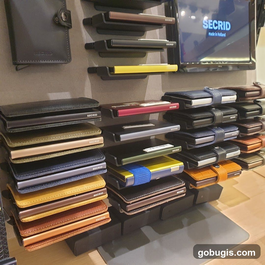 Secrid Wallets Display