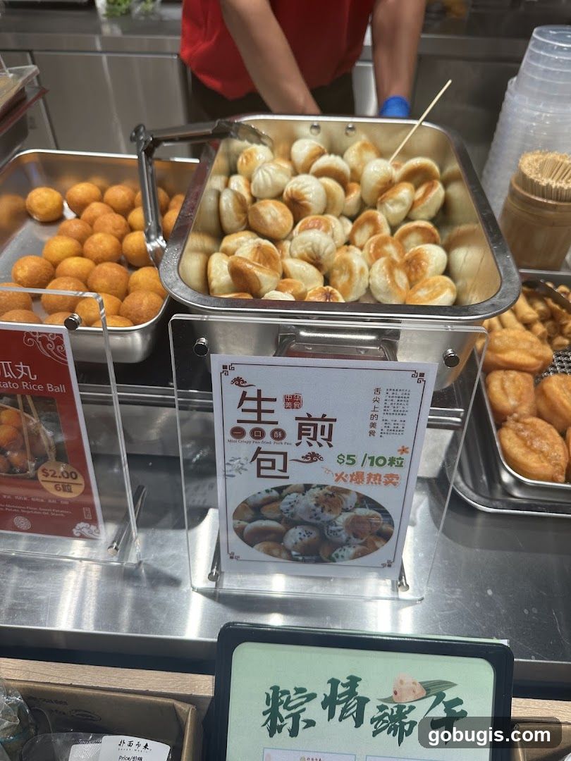 Fried Buns and Rice Balls