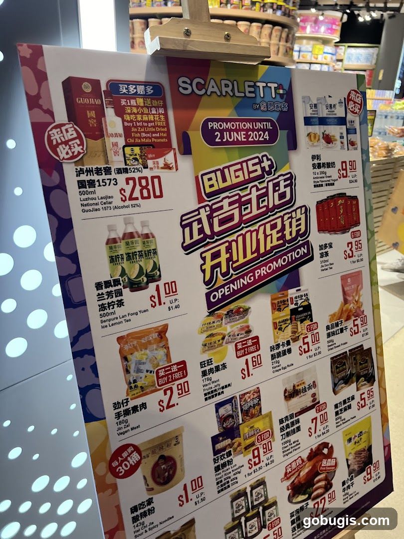 Scarlett Bugis+ Opening Promotion