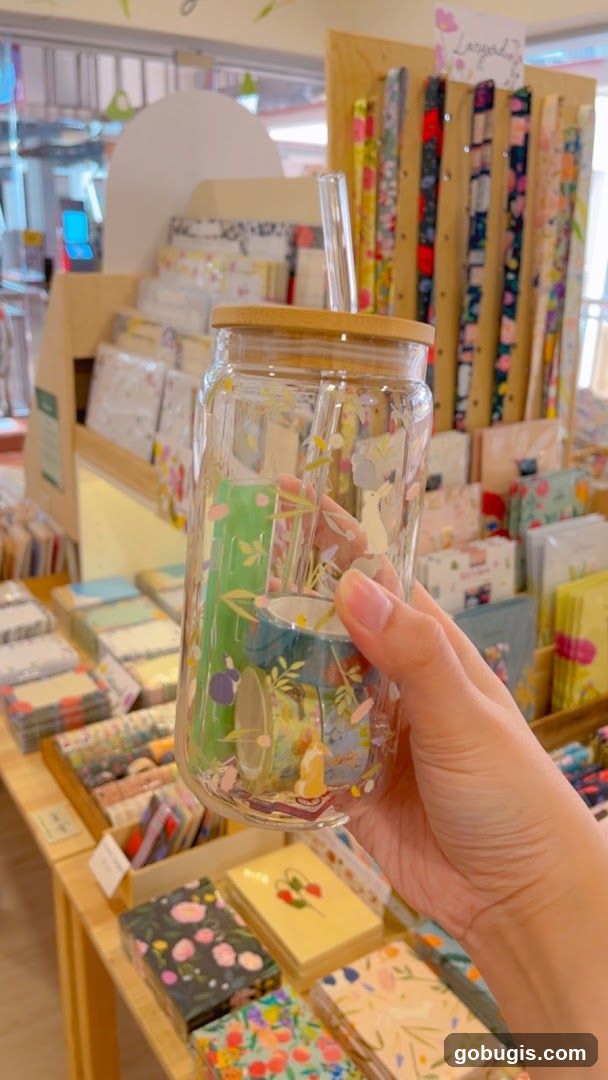 Glass Tumbler with Decorative Tapes