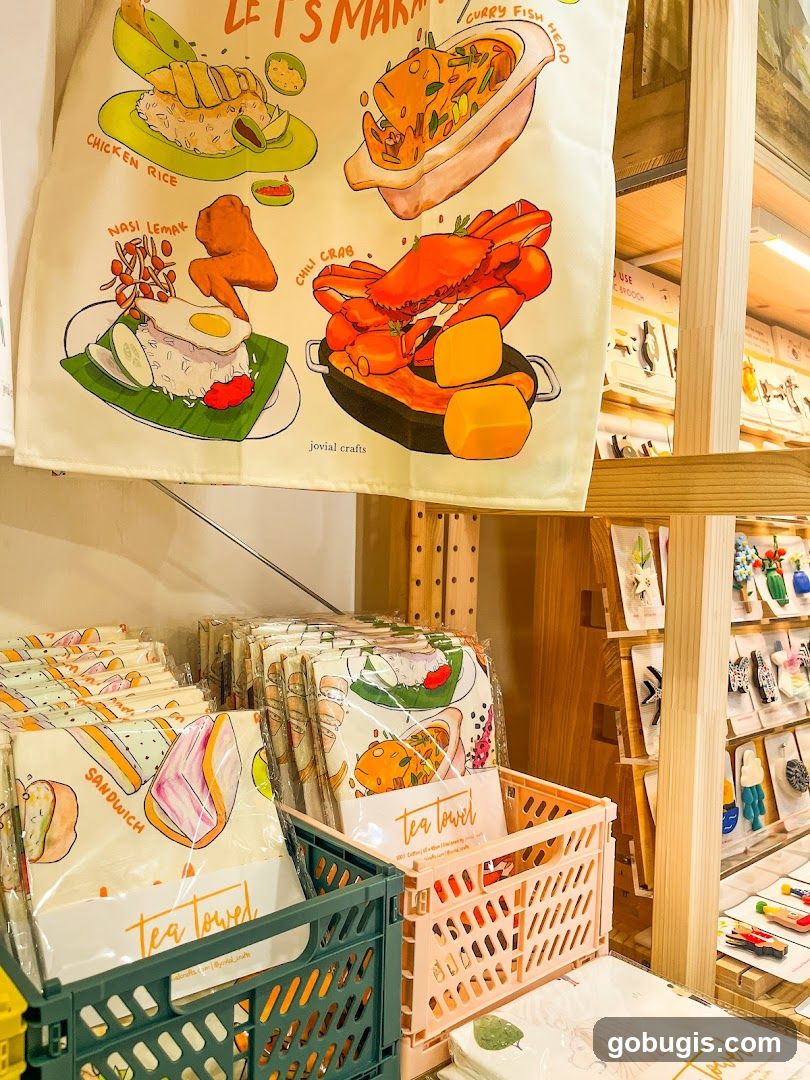 Food-themed tea towels