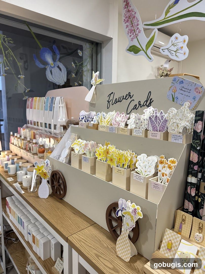 Flower Cards Display