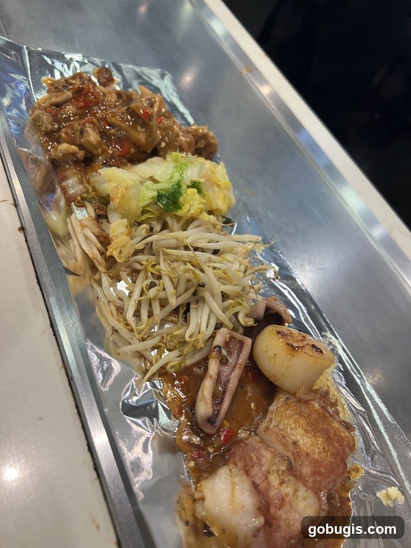 Seafood and Vegetable Platter
