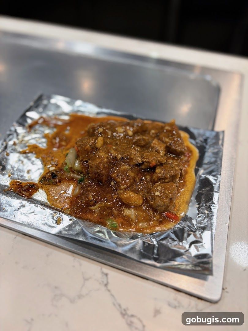 Beef Stir-fry on Foil