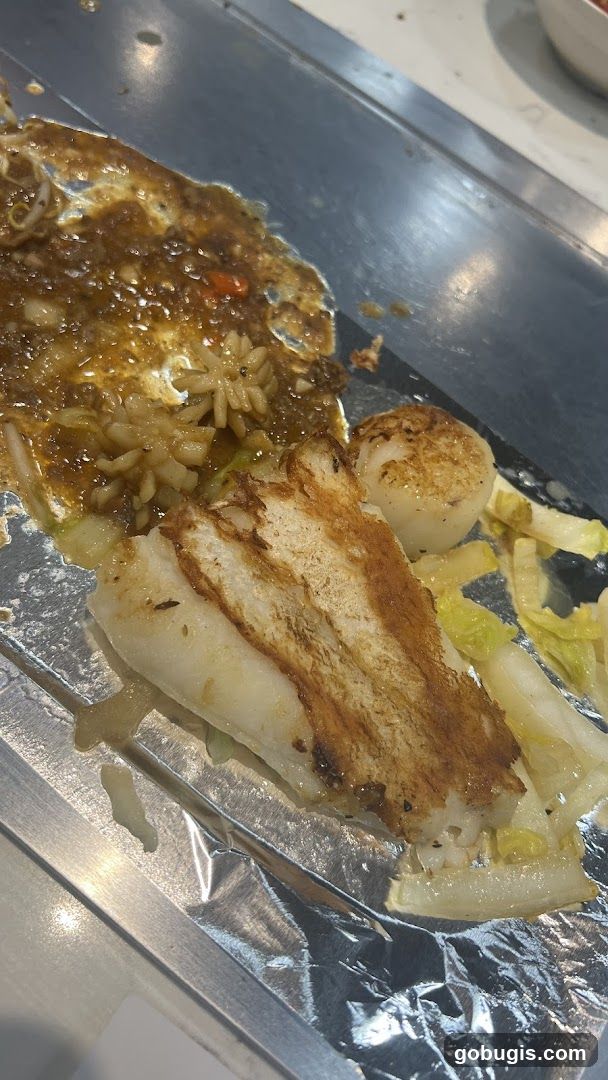 Seared Fish and Scallops with Vegetables