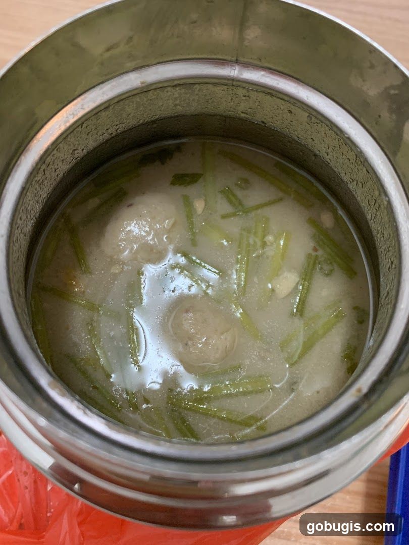 Soup with Meatballs and Greens