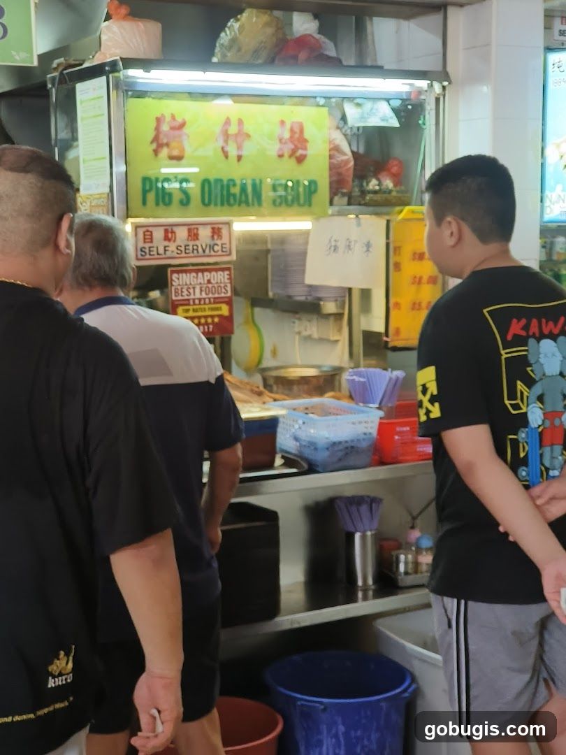 Pig's Organ Soup Stall