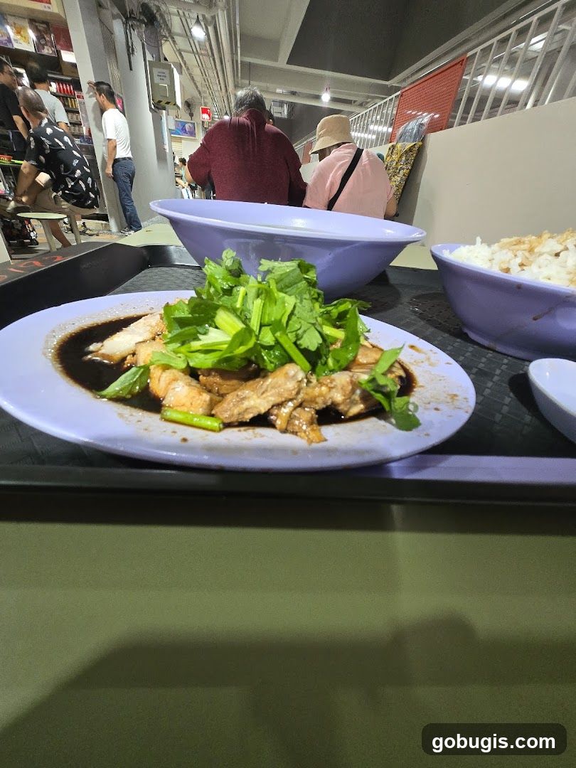 Food at a hawker center