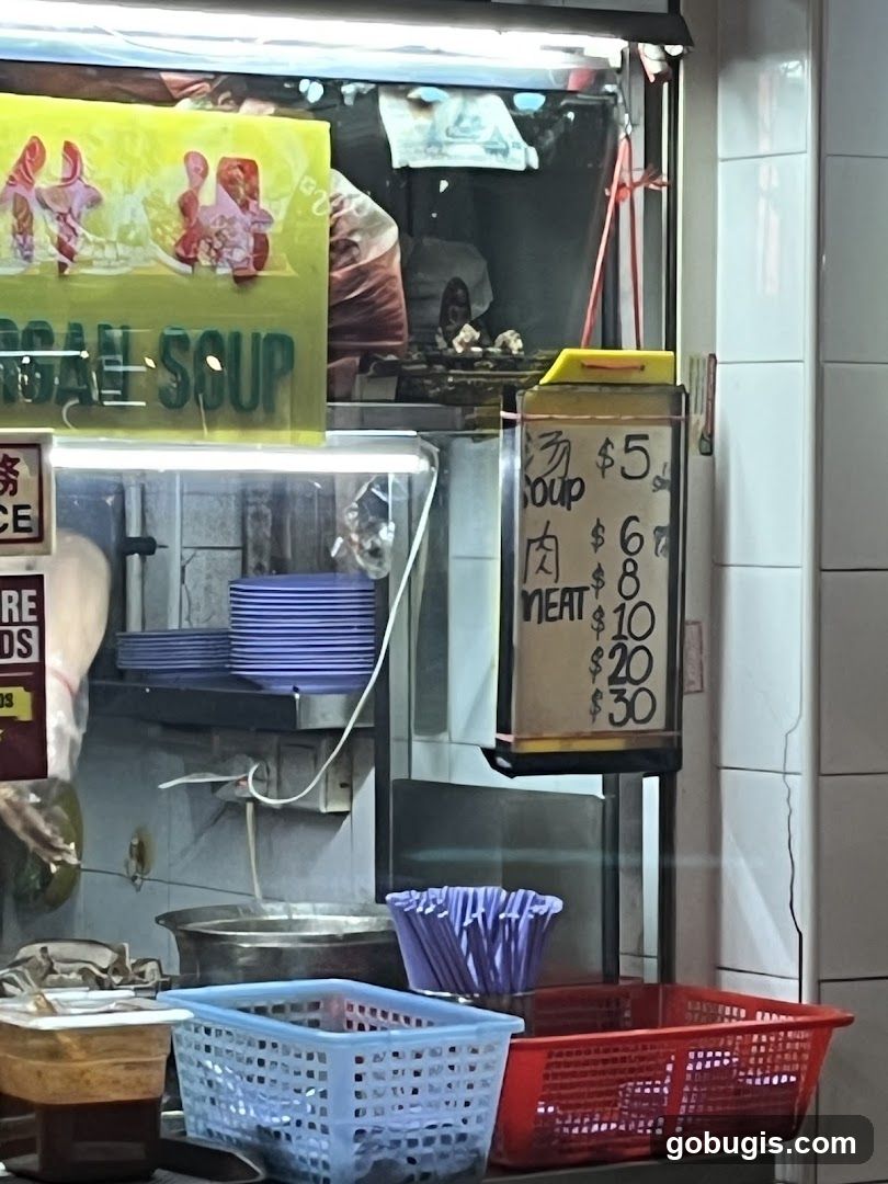 Food Stall Menu