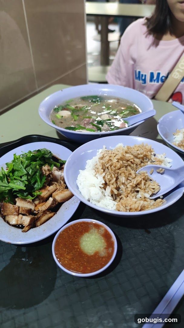 Pork Rice and Soup