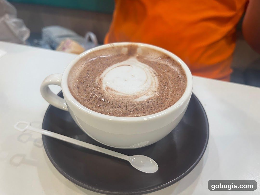 Hot Chocolate with Latte Art