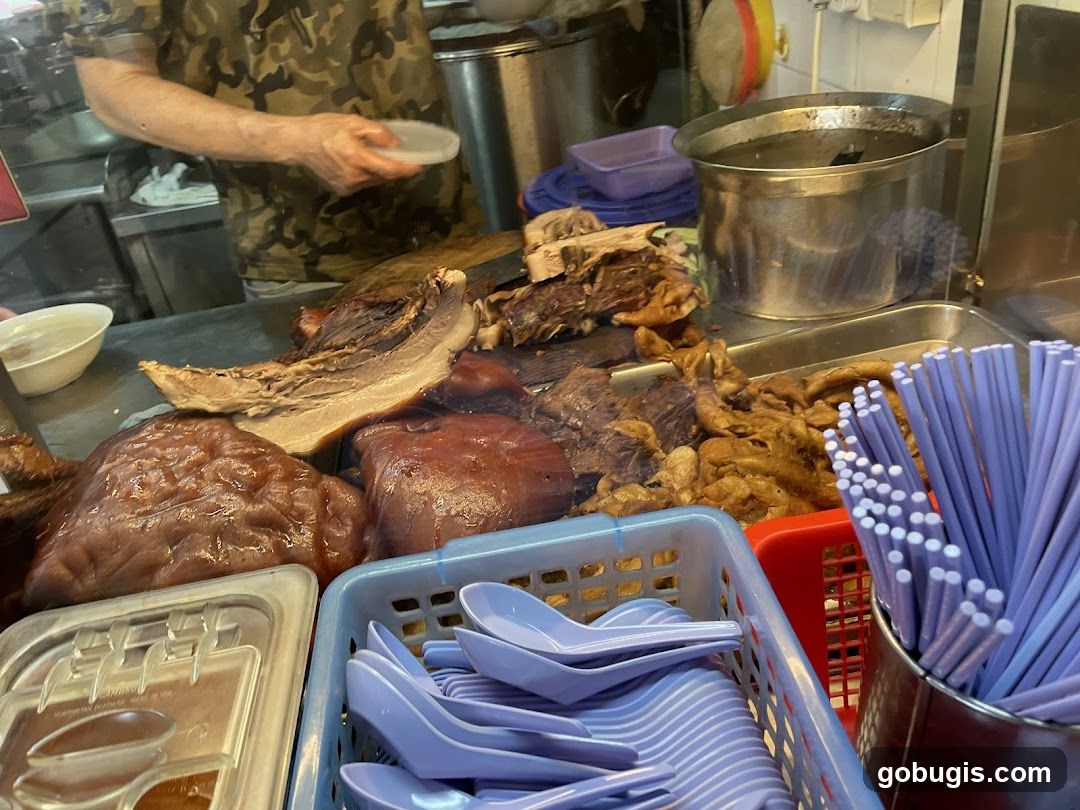 Cooked Meats Display