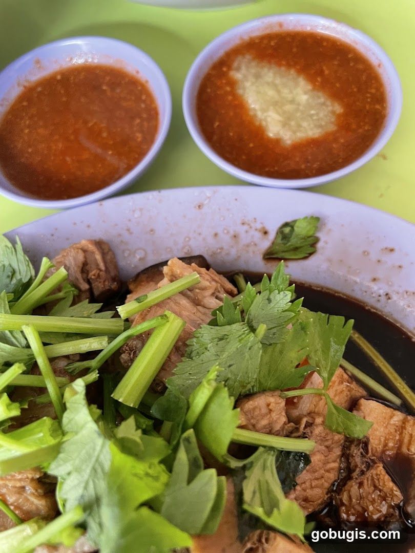 Braised Meat Dish with Sauces