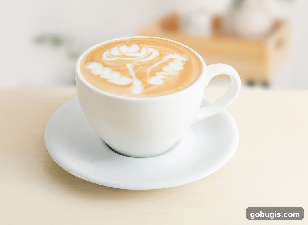 Latte with Rose Art