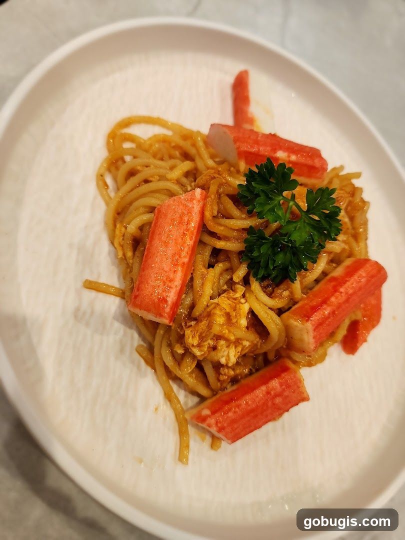 Noodles with Crab Sticks