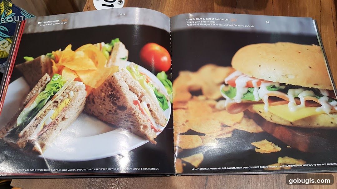 Sandwich Menu